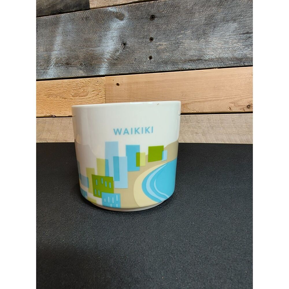 Starbucks Waikiki Hawaii You are Here Coffee Mug 2015 14 fl oz